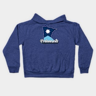 Minnesota State Flag Kids Hoodie